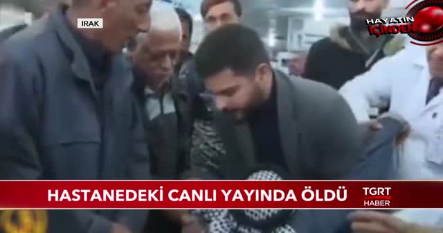 Hastanedeki canlı yayında öldü