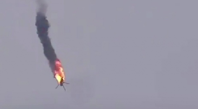 İdlib'de Esad rejimine ait helikopter düşürüldü
