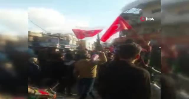 İdlib’de TSK'ya destek gösterisi