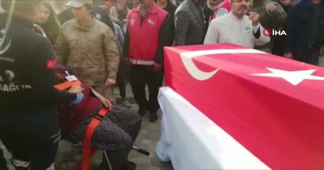 İdlib şehidi son yolculuğuna uğurlandı