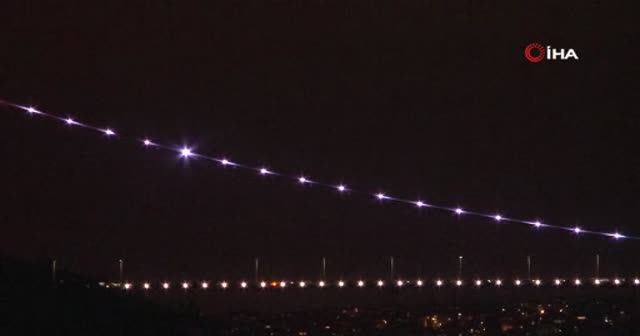 İstanbul’un köprüleri epilepsi hastaları için mor renk ile aydınlatıldı