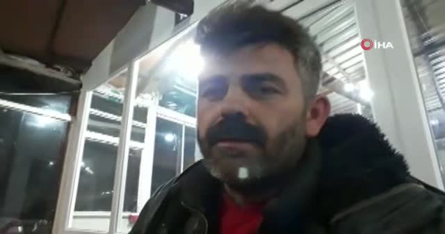 Kuzuların yüksek ses çıkarmasından şüphelendi, video çekerken depremi kaydetti!