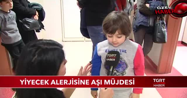 Yiyecek alerjisine aşı müjdesi