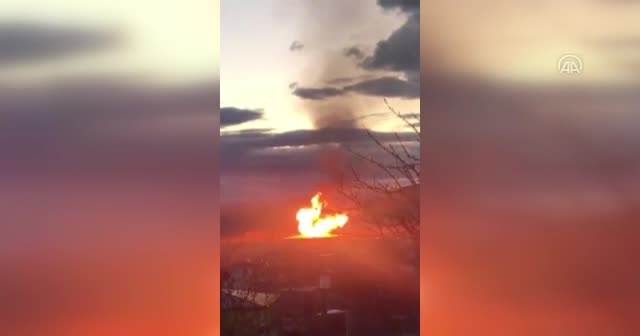 Ağrı'da Türkiye-İran doğal gaz boru hattında patlama