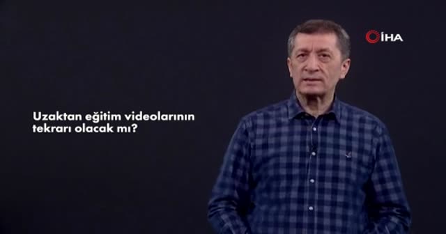 Milli Eğitim Bakanı Ziya Selçuk anlattı: İşte 10 soruda uzaktan eğitim