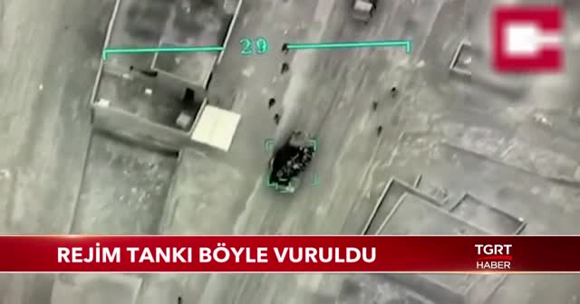 Rejim tankı böyle vuruldu