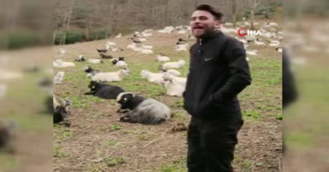 Rizeli çoban bu kez Koronavirüse türkü yazdı