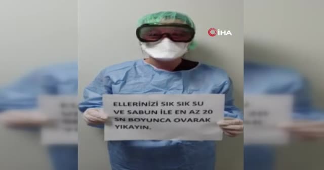 Sadi Konuk Hastanesi çalışanlarından vatandaşlara çağrı