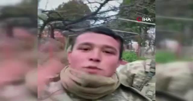 Şehitler İdlib’e giderken çektikleri videoda helallik istemiş