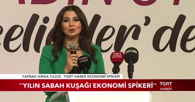 TGRT Haber'e bir ödül daha... "Yılın sabah kuşağı ekonomi spikeri"