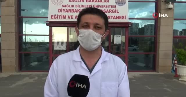 İHA ekibi Diyarbakır'daki karantina hastanesine girdi