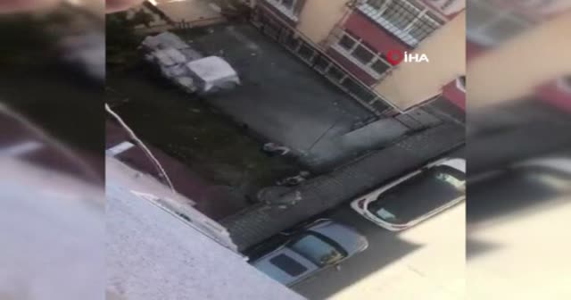 Pişirdiği kahveleri balkondan komşularına sarkıttı
