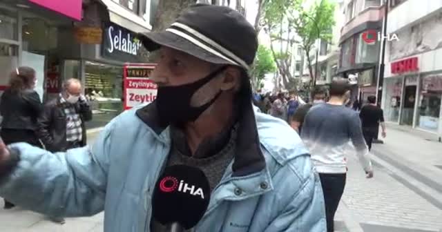 Koronavirüse rağmen dışarı çıkan vatandaşlardan ilginç diyaloglar