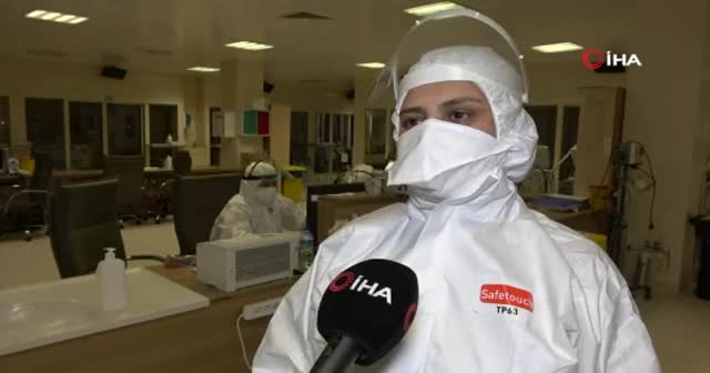 Koronavirüsün kahramanları evlatlarına hasret