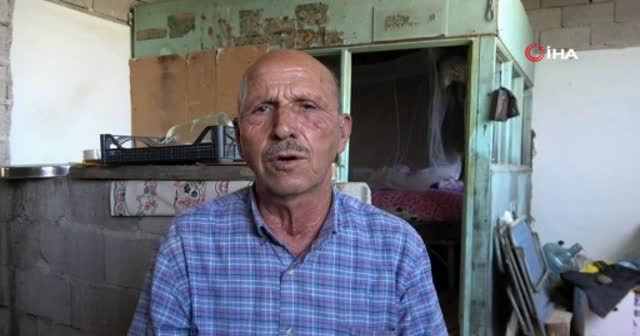 Yaşlı adam 15 yıldır metruk binada yaşıyor