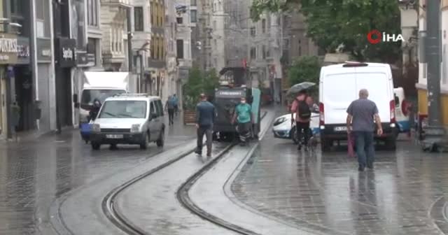 İstanbul’da yağmur etkili oluyor