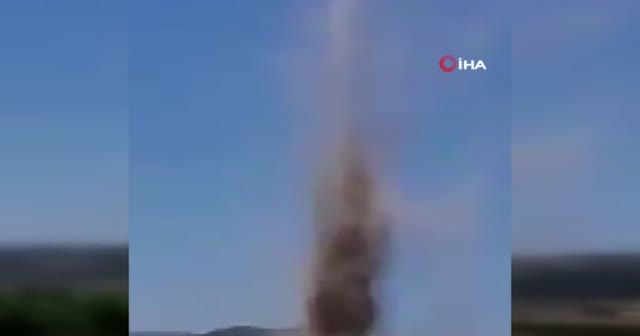 Kahramanmaraş'ta ortaya çıkan hortum korkuttu