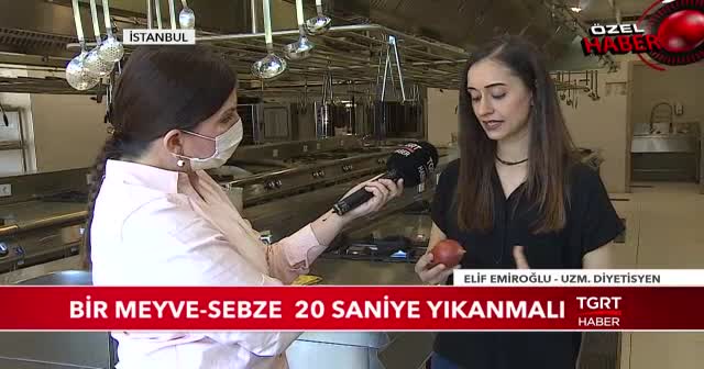 Meyve ve sebzeyi yıkamayı bilmiyoruz