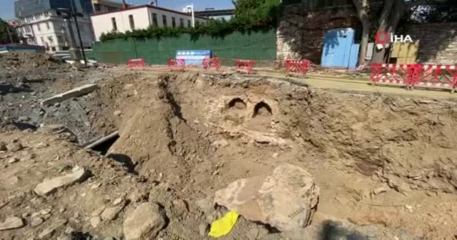 Ortaköy'deki kazıda tarihi kalıntılar bulundu