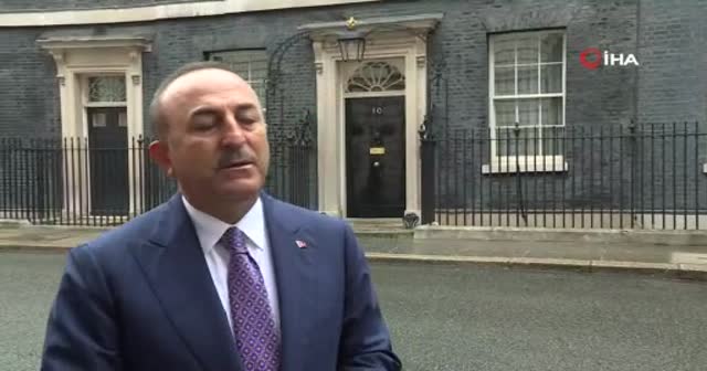 Çavuşoğlu: 'Libya'da İngiltere de biz de tek çözümün siyasi çözüm olduğunu düşünüyoruz'