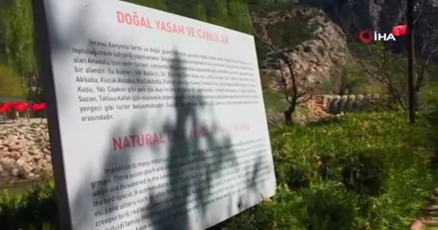 İncesu kanyonu doğal güzelliği ile görenleri hayran bırakıyor