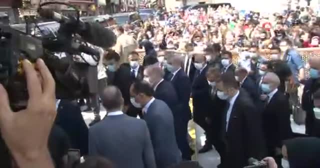 Cumhurbaşkanı Erdoğan cuma namazını Eyüpsultan'da kıldı