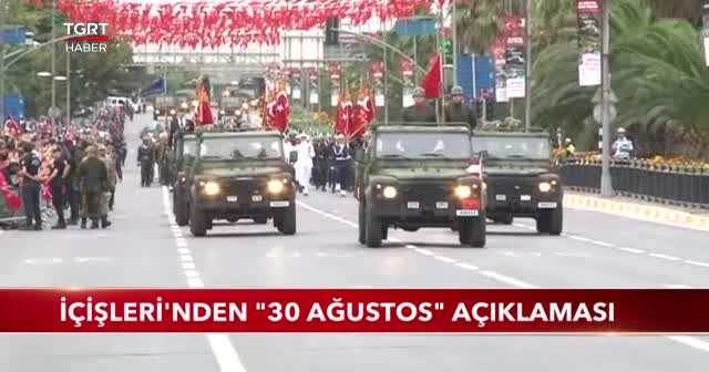 İçişleri'nden '30 Ağustos' açıklaması