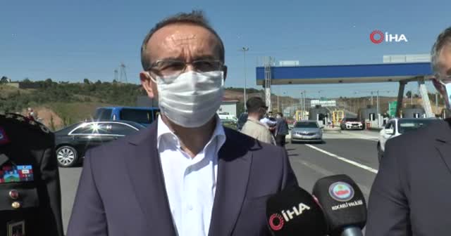 Kuzey Marmara Otoyolu'ndaki bayram trafiğine hava ve karadan denetim