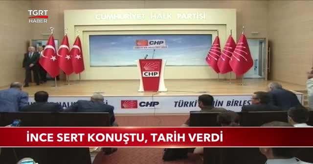 Muharrem İnce sert konuştu, tarih verdi!