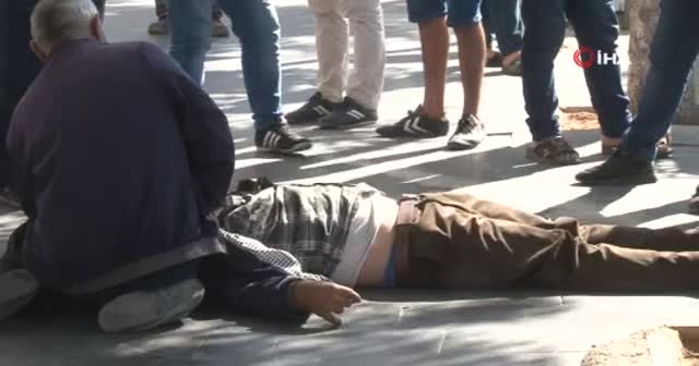 Siirt’te yere yığılan adama koronavirüs şüphesiyle kimse yaklaşamadı