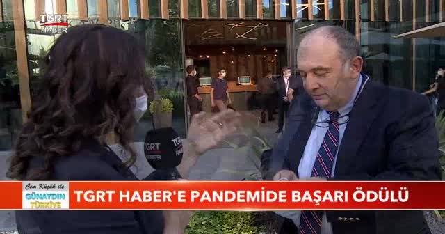 TGRT Haber'e pandemide başarı ödülü