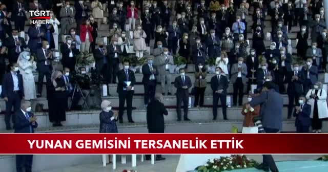 Yunan gemisini tersanelik ettik