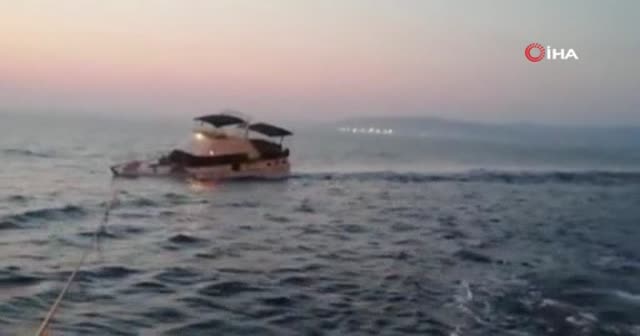 Yunanlıların ateş açtığı teknenin batışının görüntüleri ortaya çıktı