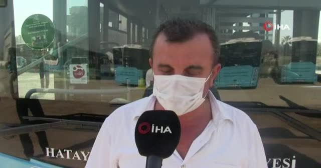 'Maske tak, kart bas' diyen şoförü yumrukladı
