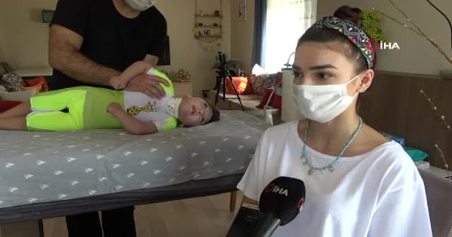 Doktorların '3 ay yaşar' dediği minik Ata, 2,5 yaşında ayaklandı