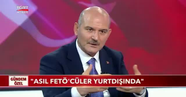 İçişleri Bakanı Süleyman Soylu: Asıl FETÖ’cüler yurtdışında