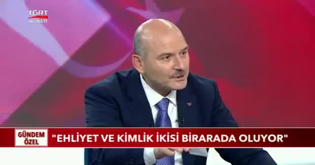 İçişleri Bakanı Süleyman Soylu: Ehliyet ve kimlik ikisi bir arada oluyor