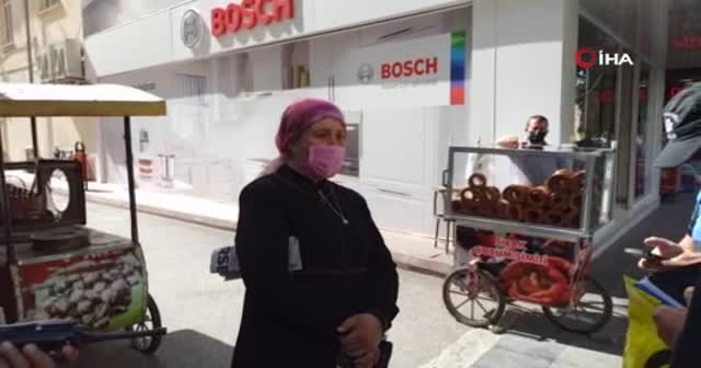 İkinci kez maske kuralını ihlal eden kadından polise pişkin sözler