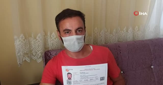 Karantinadaki genç, beklediği ambulans gelmeyince 1 yıldır hazırlandığı KPSS'ye giremedi
