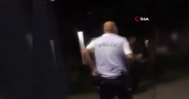 Pes artık! Kavga anında otomobil çarpan arkadaşlarına bile aldırış etmediler
