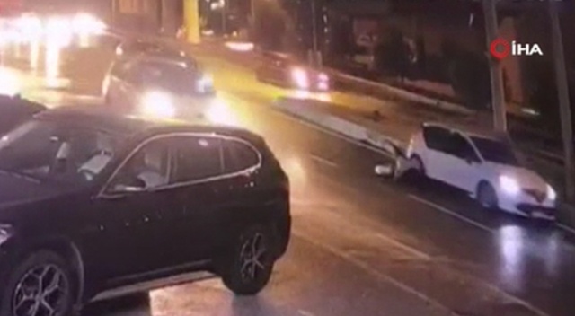 Şişli'de bir kadın kimliği belirsiz kişiler tarafından seyir halindeki araçtan aşağı atıldı