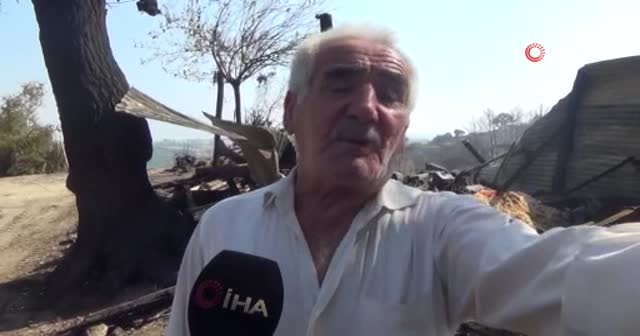 Yangında evleri yanan aile: Canımızı zor kurtardık