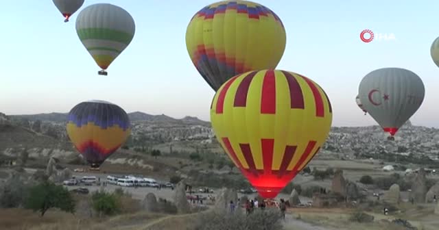Yerli ve milli balonlar Kapadokya semalarında