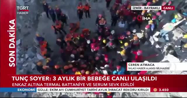 91. saatte müjdeli haber! Bir bebeğe canlı ulaşıldı