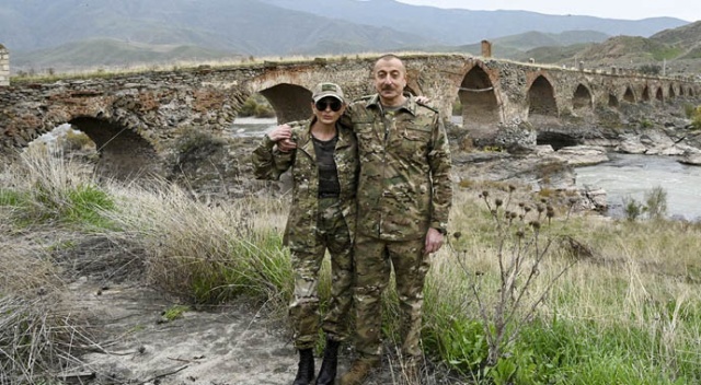 Azerbaycan Cumhurbaşkanı Aliyev işgalden kurtarılan Fuzuli ve Cebrail'i ziyaret etti