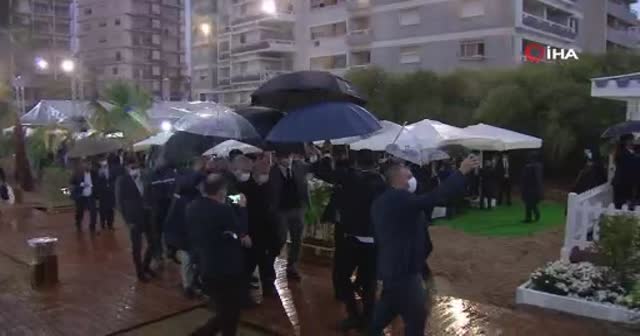 Cumhurbaşkanı Erdoğan ile MHP Genel Başkanı Bahçeli KKTC’de Maraş’ı ziyaret etti