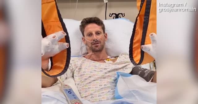 Formula 1’de ateş topundan sağ çıkan Roman Grosjean’dan “Ben iyiyim” videosu