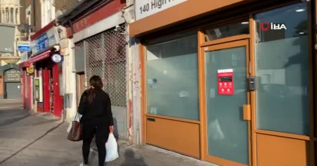 İngiltere'de karantina uygulaması başladı, sokaklar boş kaldı
