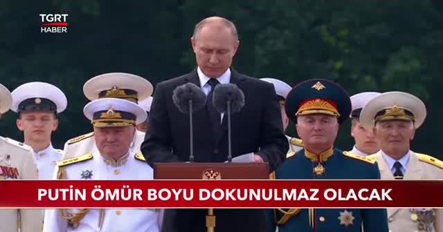 Putin ömür boyu dokunulmaz olacak