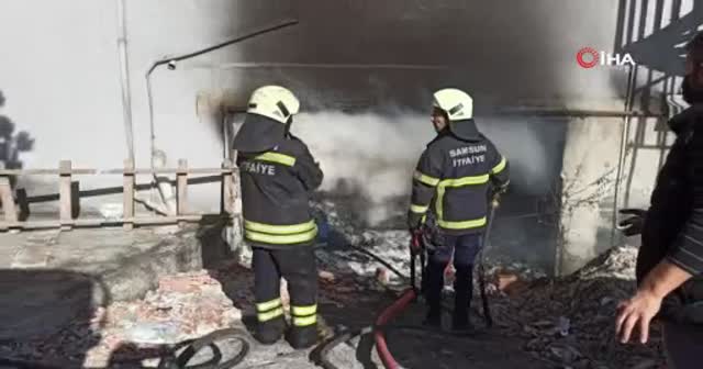 Tekstil fabrikasında çıkan yangın korku dolu dakikalar yaşattı